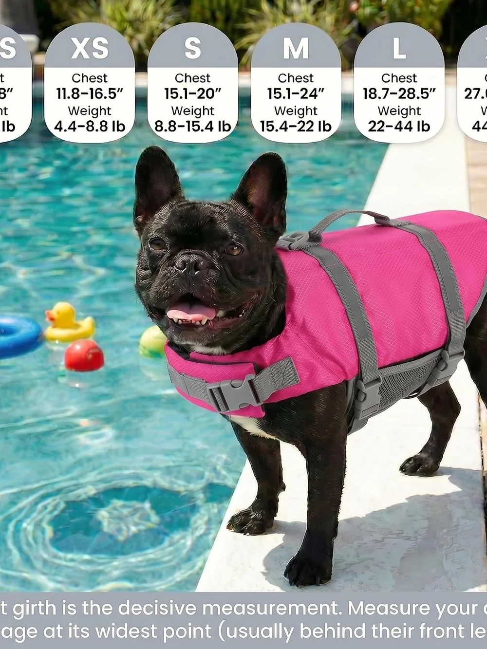 Doglay Dog Life Jacket with Rescue Handle
